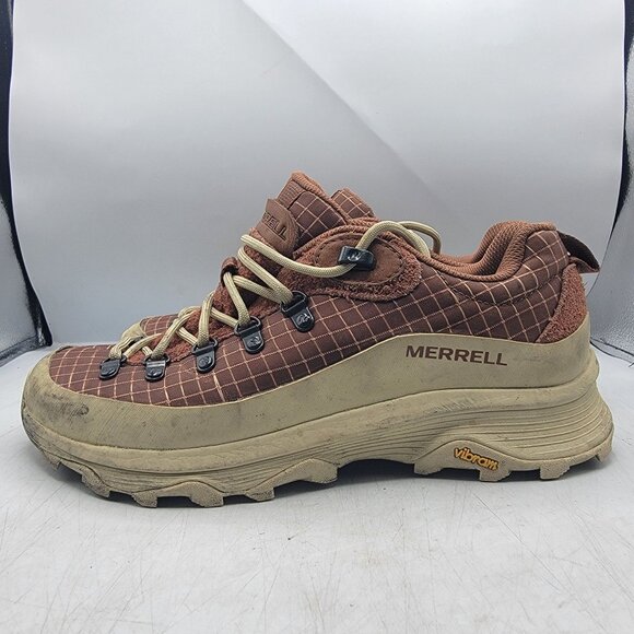 Merrell Ontario Speed RS 1TRL Mens 9.5 Brown Sneaker Shoes Hiking Camping Vibram main image 6